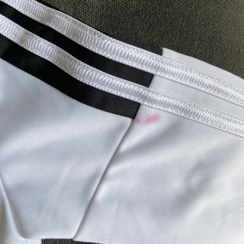adidas baby zip up jacket white black track jacket athletic sporty toddler 6 mo